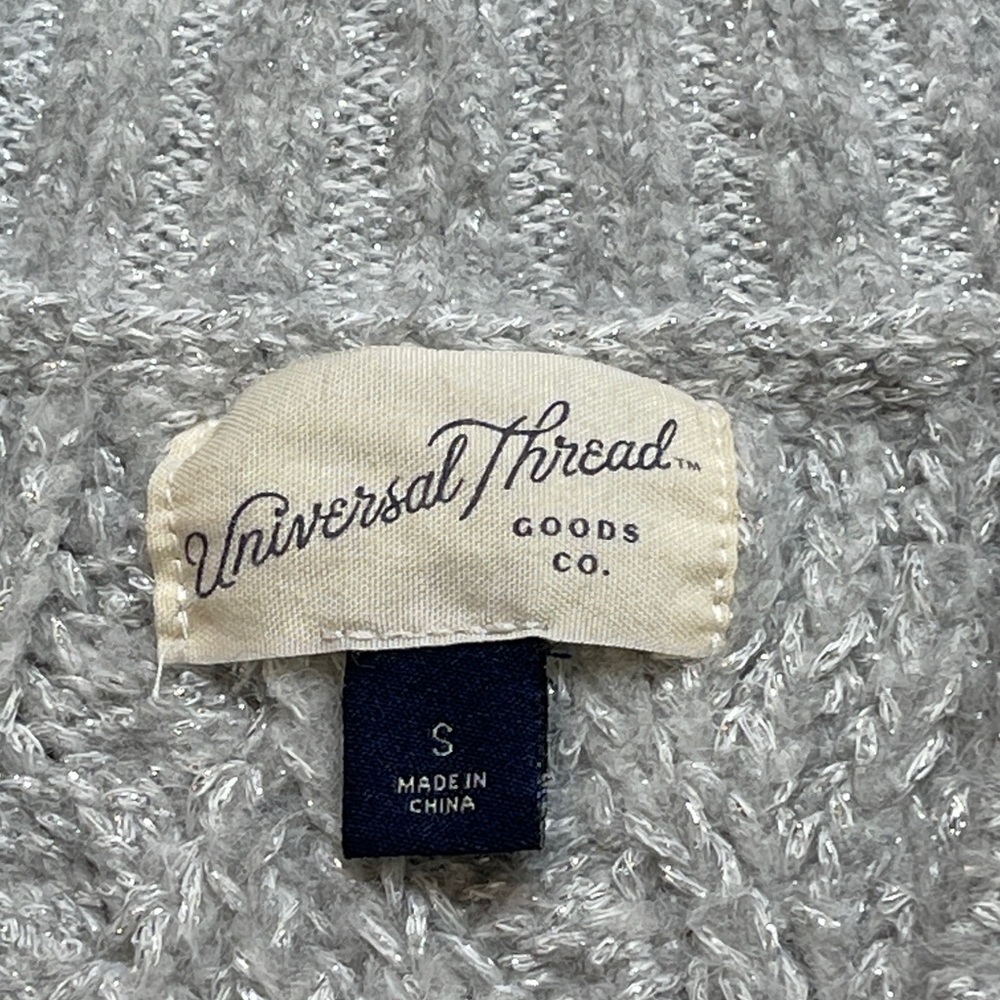 UNIVERSAL THREAD WOMEN’S SMALL Light Gray METALLI… - image 7